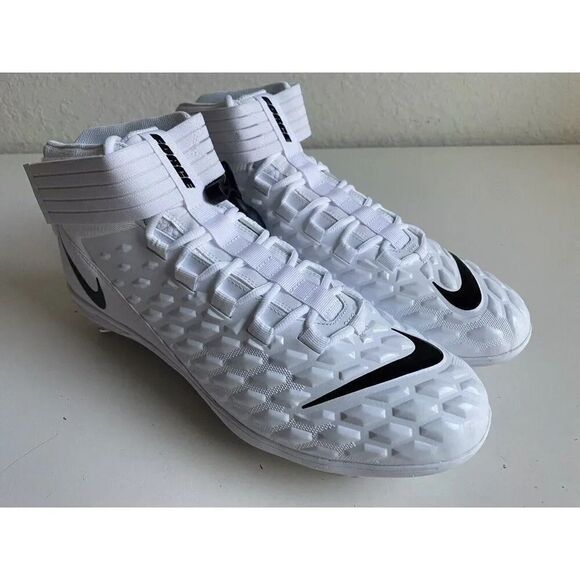 Nike Force Savage Pro 2 Detachable Football Cleats White BV3981-100 Men’s Sz 16 - Picture 3 of 10